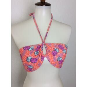 American Eagle Outfitters Swim Bikini Top Floral Padded Swimwear